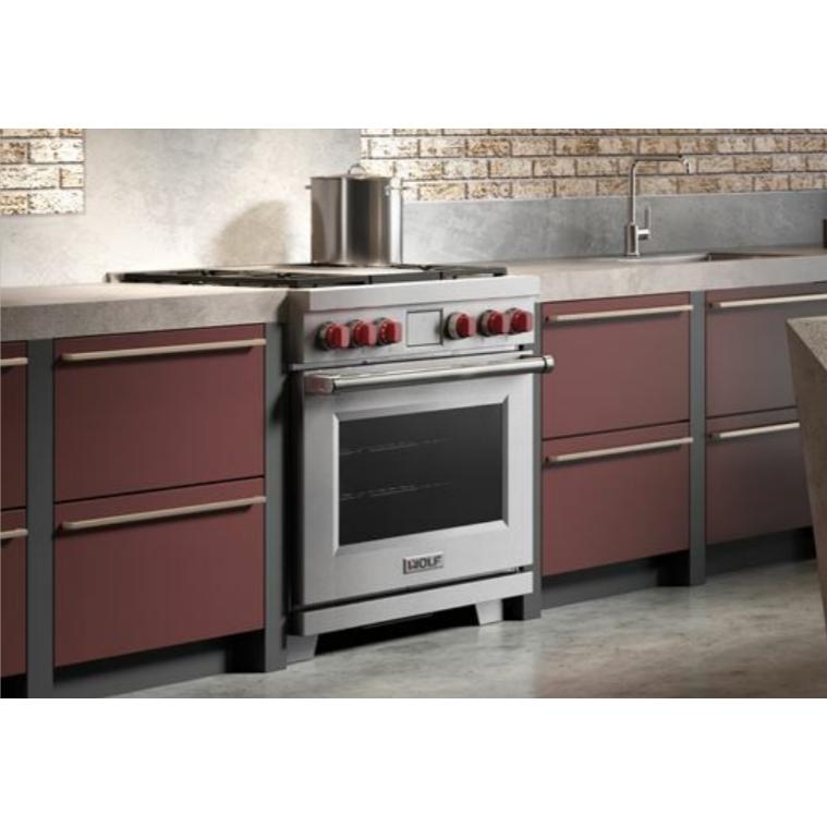 Wolf 36-inch Dual Fuel Range with Griddle DF36450G/S/P/LP