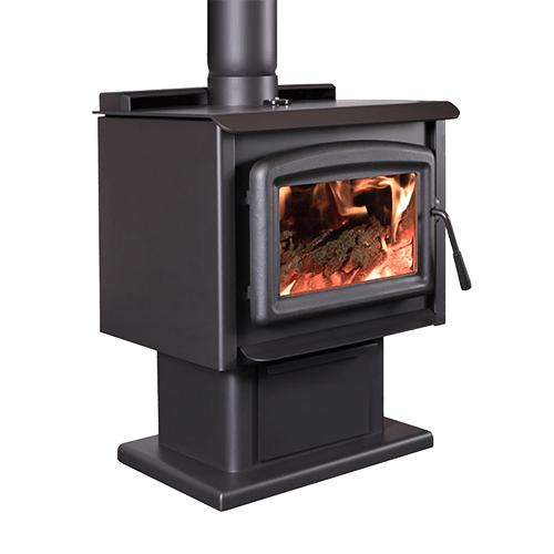Blaze King Sirocco 30.2 Wood Stove - Painted Door/Pedestal Base with A
