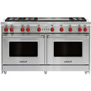 Wolf 60-inch Freestanding Gas Range with Convection GR606DG IMAGE 1