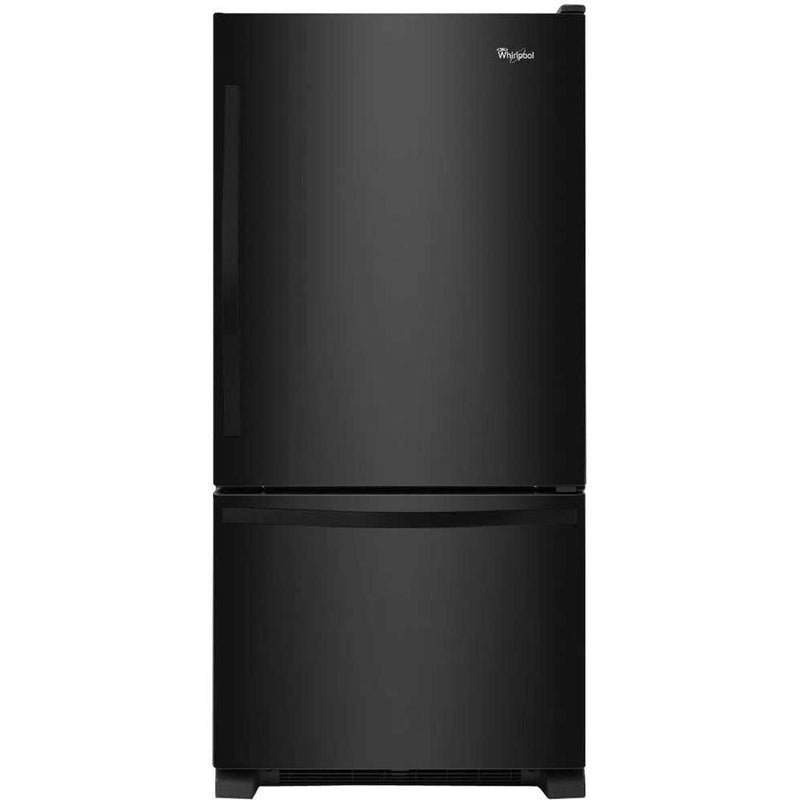 Whirlpool 30-inch, 18.7 cu. ft. Bottom Freezer Refrigerator with Ice WRB329DMBB IMAGE 1