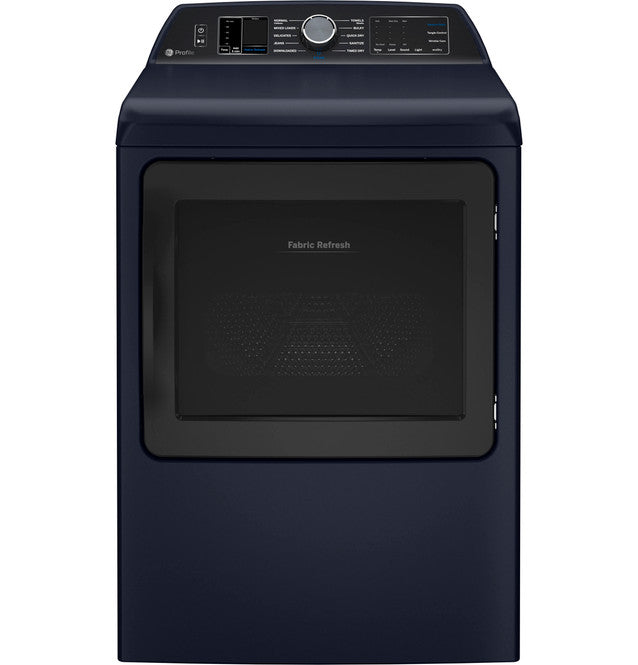 GE Profile™ ENERGY STAR® 7.3 cu. ft. Capacity Smart Electric Dryer with Fabric Refresh PTD90EBPTRS