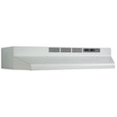 BU230WH - Broan® BU2 Series 30-Inch Under-Cabinet Range Hood, 230 Max Blower CFM, White w/Black Trim