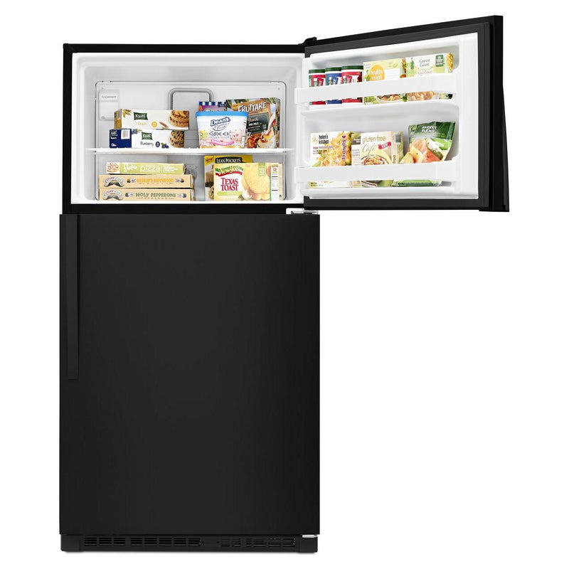 Whirlpool 33-inch, 20.5 cu.ft. Freestanding Top Freezer Refrigerator with Flexi-Side™ Bin WRT311FZDB IMAGE 7