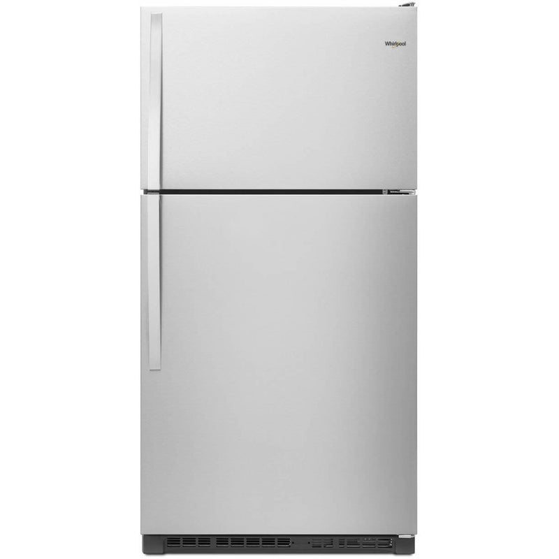 Whirlpool 33-inch, 20.5 cu.ft. Freestanding Top Freezer Refrigerator with Flexi-Side™ Bin WRT311FZDM IMAGE 1