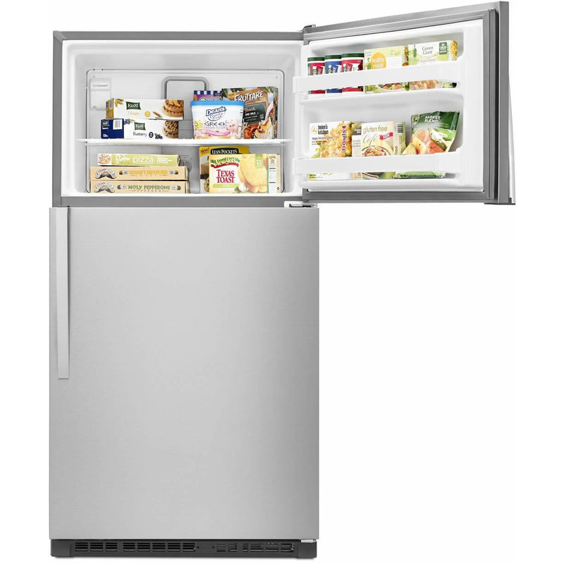 Whirlpool 33-inch, 20.5 cu.ft. Freestanding Top Freezer Refrigerator with Flexi-Side™ Bin WRT311FZDM IMAGE 5