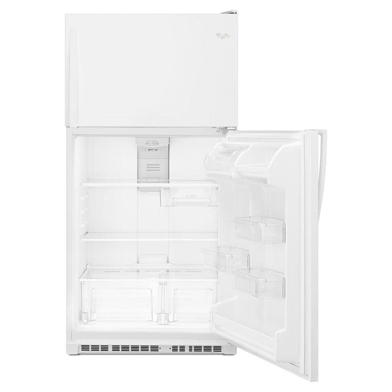 Whirlpool 33-inch, 20.5 cu.ft. Freestanding Top Freezer Refrigerator with Flexi-Side™ Bin WRT311FZDW IMAGE 3