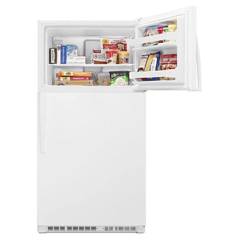 Whirlpool 33-inch, 20.5 cu.ft. Freestanding Top Freezer Refrigerator with Flexi-Side™ Bin WRT311FZDW IMAGE 7