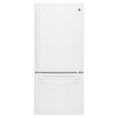 GE 20.9 cu.ft. Bottom Freezer Refrigerator White GBE21AGKWW