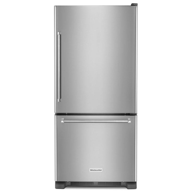 KitchenAid 30-inch, 19 cu. ft. Bottom Freezer Refrigerator KRBR109ESS IMAGE 1