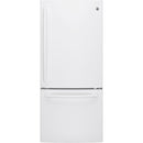  GE 30-inch, 20.9 cu. ft. Bottom Freezer Refrigerator GDE21DGKWW IMAGE 1