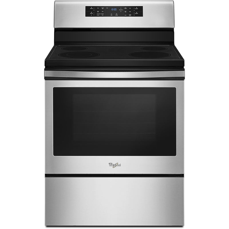 Whirlpool 30-inch Freestanding Electric Range with Frozen Bake™ Technology YWFE520S0FS IMAGE 1