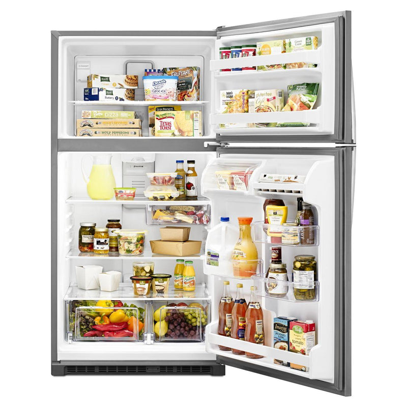 Whirlpool 33-inch, 20.5 cu.ft. Freestanding Top Freezer Refrigerator with Flexi-Side™ Bin WRT311FZDZ IMAGE 3