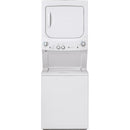  GE Stacked Washer/Dryer Electric Laundry Center GUD24ESMMWW IMAGE 1