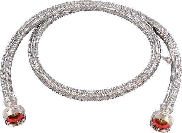48367-4' STAINLESS STEEL WASHING MACHING HOSE