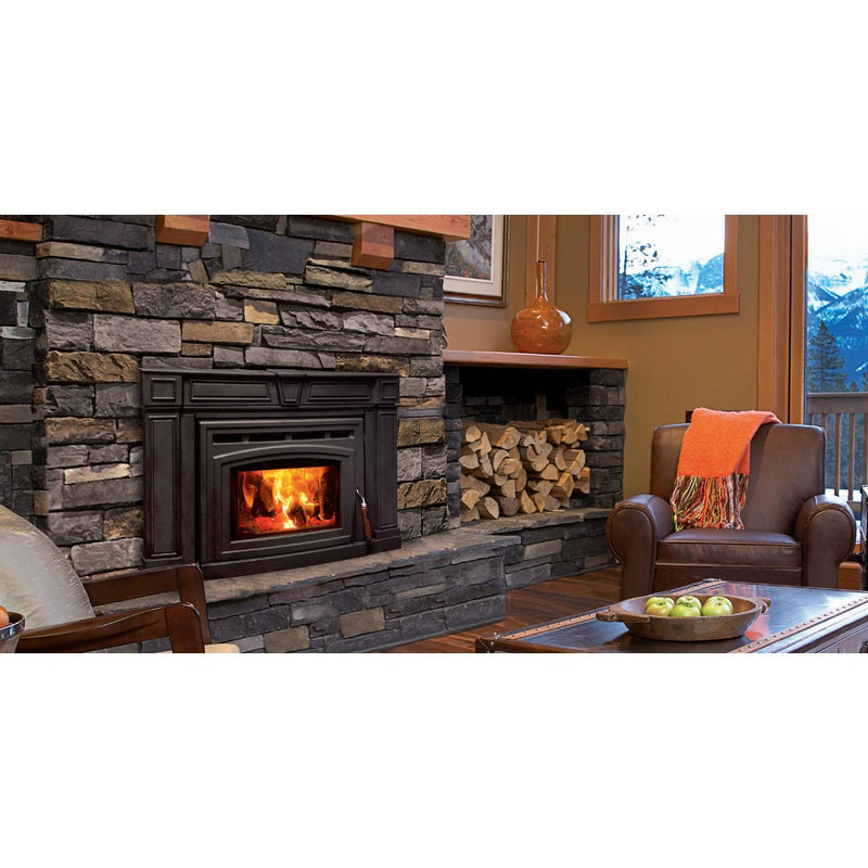  Enviro Fireplaces Wood Cabello 1200 Wood Fireplace Insert IMAGE 2