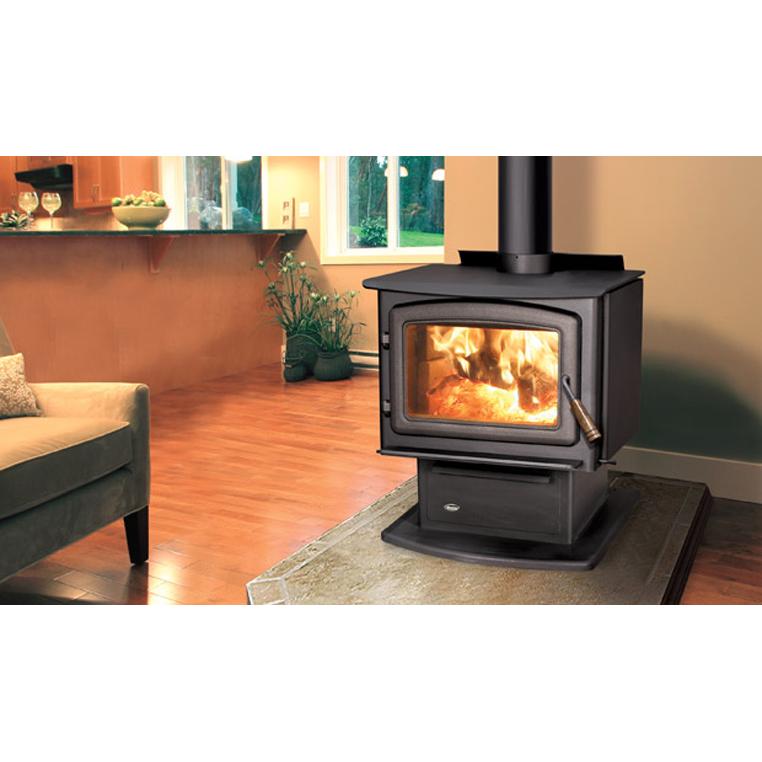  Enviro Fireplaces Wood Kodiak 1700 Wood Freestanding Stove IMAGE 3