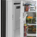  GE 36-inch, 27 cu.ft. Freestanding French 3-Door Refrigerator with Internal Water Dispenser GNE27JMMES IMAGE 6