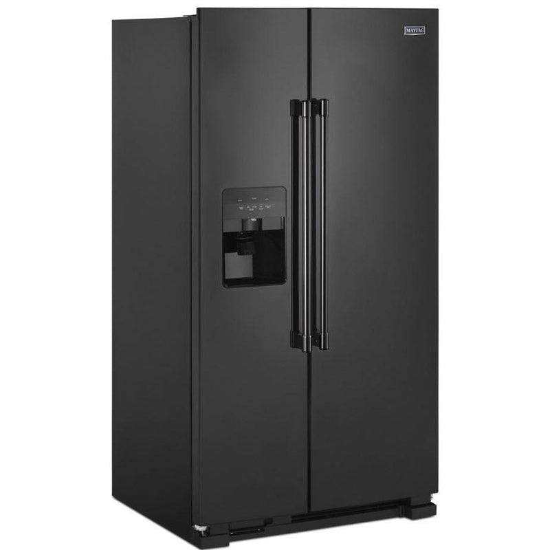 Maytag 36-inch, 25 cu.ft. Freestanding Side-by-Side Refrigerator with External Water and Ice Dispensing System MSS25C4MGB IMAGE 2