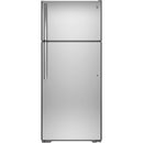  GE 30-inch 18 cu. ft. Top Freezer Refrigerator GTE18FSLKSS IMAGE 1