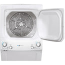  GE Stacked Washer/Dryer Electric Laundry Center GUD27EEMNWW IMAGE 3