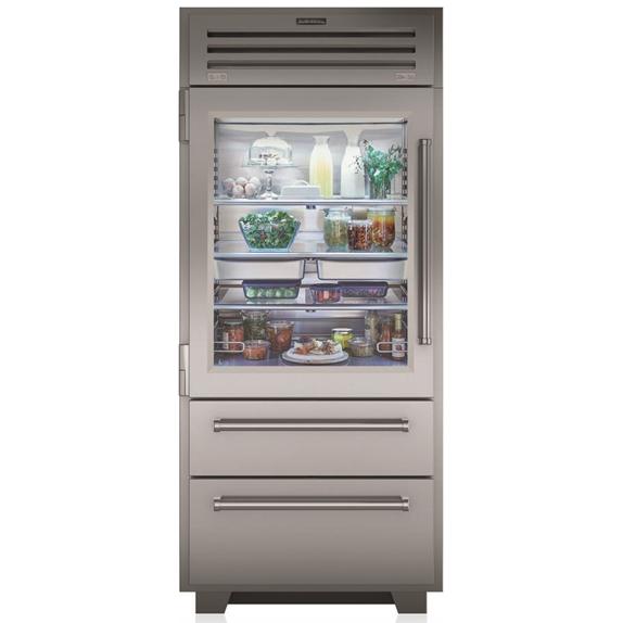 Sub-Zero 36-inch, 22.7 cu.ft. Built-in Bottom-Freezer Refrigerator with Interior Ice Maker PRO3650G-LH IMAGE 1