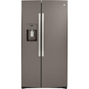  GE 36-inch, 21.8 cu.ft. Counter-Depth Side-by-Side Refrigerator with Water and Ice Dispensing System GZS22IMNES IMAGE 1