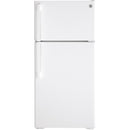  GE 28-inch, 15.6 cu.ft. Freestanding Top-Freezer Refrigerator with ClimateKeeper™ GTE16DTNRWW IMAGE 1