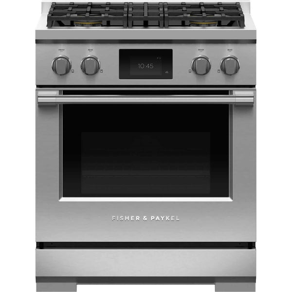 Fisher & Paykel 30-inch Freestanding Dual-Fuel Range with 4 Burners RDV3-304-N IMAGE 1