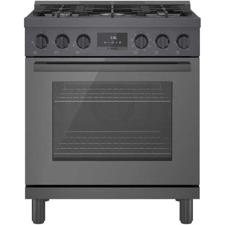 Bosch 30-inch Freestanding Dual Fuel Range with Convection Technology HDS8045C/01 IMAGE 1