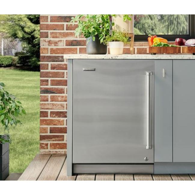 Sub-Zero 24-inch, 5.4 cu. ft. Designer Series Compact Outdoor Refrigerator DEU2450RO/R IMAGE 1