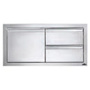  Napoleon Outdoor Kitchen Components Drawer & Door Center BI-3616-1D2DR IMAGE 1