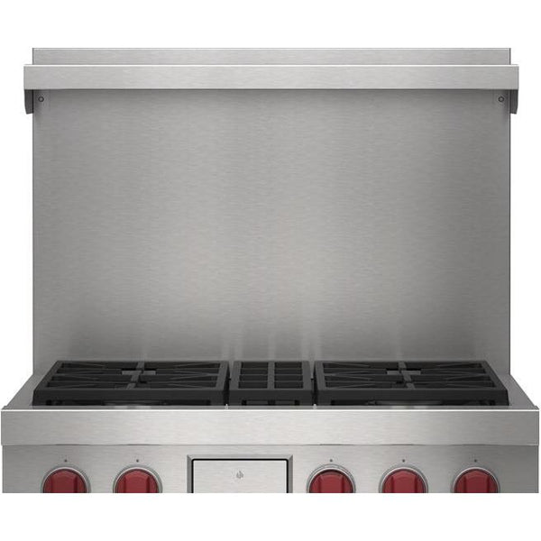 Wolf 36" x 20" Dual Fuel Range Riser with Shelf 9016121 IMAGE 1