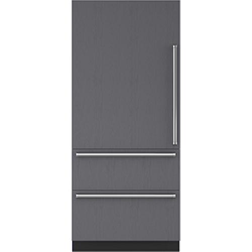 Sub-Zero 36-inch Built-in Bottom Freezer Refrigerator with Ice Maker DET3650CI/R IMAGE 1