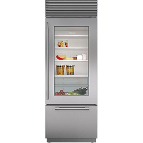 Sub-Zero 30-inch Built-in Bottom Freezer Refrigerator with Glass Door CL3050UG/S/P/R IMAGE 1