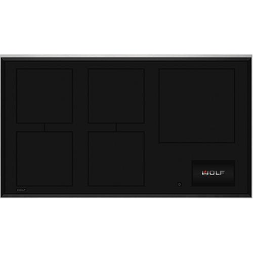 Wolf 36-inch Built-in Induction Cooktop with 17 Power Settings CI36560T/S IMAGE 1