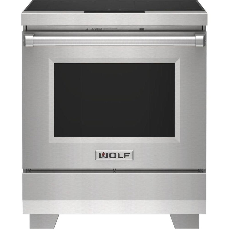 Wolf 30-inch Freestanding Induction Electric Range with Wi-Fi Connect IR30450/S/P IMAGE 1