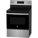  GE 30-inch Freestanding Electric Range with Self-Clean JCB630SVSS IMAGE 3