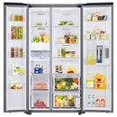  Samsung Bespoke 36-inch, 22.6 cu. ft. Counter-Depth Side-by-Side Refrigerator with Beverage Center™ RS23CB760012AA IMAGE 3