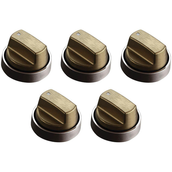 Wolf Brushed Brass Knob Kit 9056366 IMAGE 1