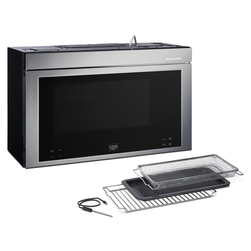 KitchenAid 30-inch, 1.1 cu. ft. Over-the-Range Microwave Oven with Air Fry Technology KMMF730PPS IMAGE 2