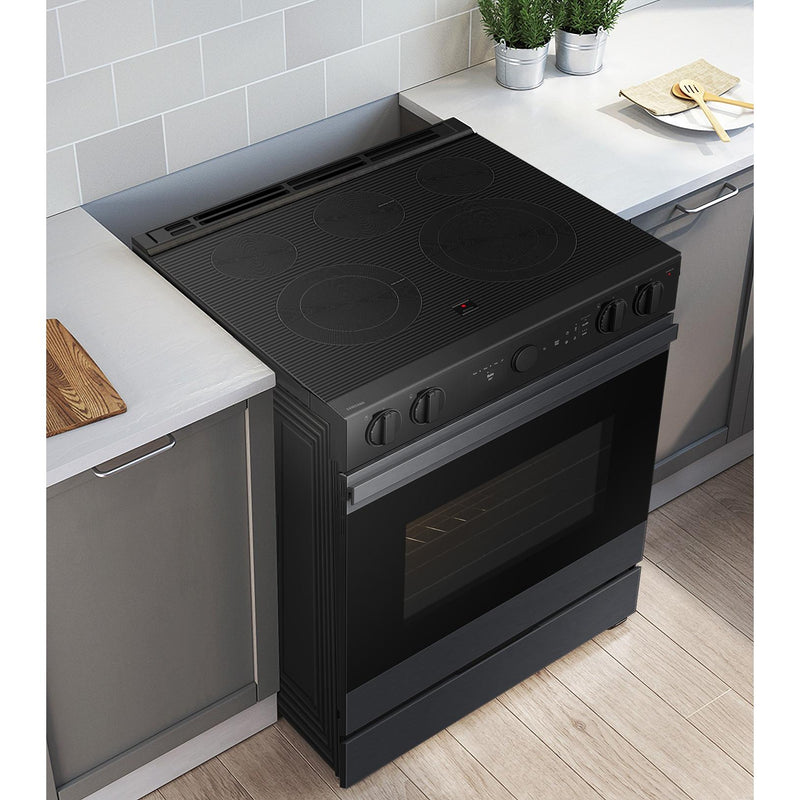  Samsung 6.3 cu. ft. Bespoke Smart Slide-In Electric Range NSE6DG8500MT/AC IMAGE 11