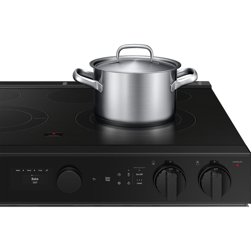  Samsung 6.3 cu. ft. Bespoke Smart Slide-In Electric Range NSE6DG8500SR/AC IMAGE 8