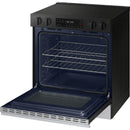 Samsung 6.3 cu. ft. Bespoke Smart Slide-In Electric Range NSE6DG8100SR/AC IMAGE 7