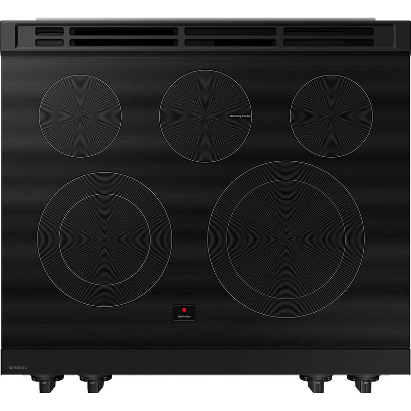  Samsung 6.3 cu. ft. Bespoke Smart Slide-In Electric Range NSE6DG8300SR/AC IMAGE 4