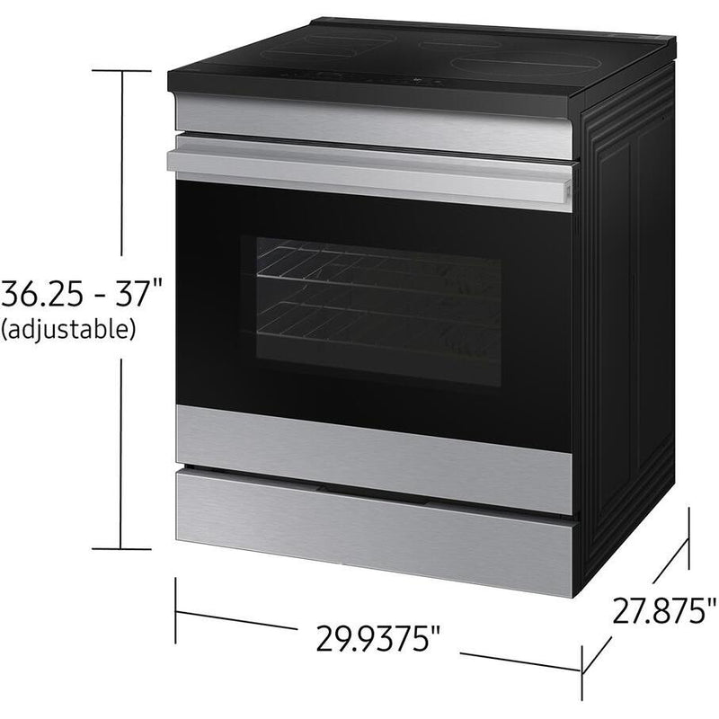 Samsung 6.3 cu. ft. Bespoke Smart Slide-In Induction Range NSI6DG9500SR/AC IMAGE 10