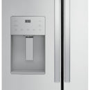  GE 36-inch, 20.6 cu.ft. Counter-Depth French 3-Door Refrigerator with Exterior Ice Maker GYE21JYMFS IMAGE 4