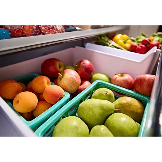  KitchenAid 36-inch, 20 cu. ft. Counter-Depth French 3-Door Refrigerator with Water Dispenser KRFC136RBS IMAGE 15