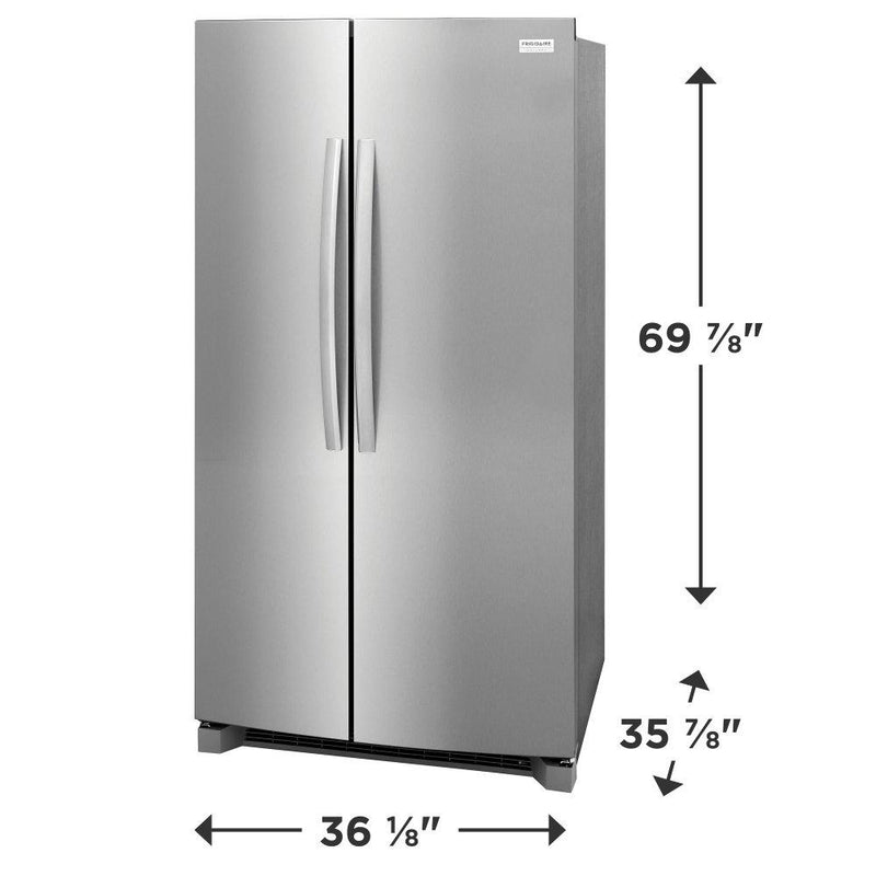 Frigidaire 36-inch, 26 cu. ft. Freestanding Side-by-Side Refrigerator GRSN2620AF IMAGE 8