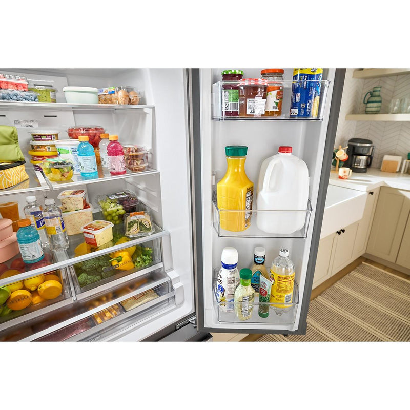 Whirlpool 36-inch, 30 cu. ft. Freestanding French 3-Door Refrigerator with External Water and Ice Dispensing System WRFF3536SW IMAGE 9
