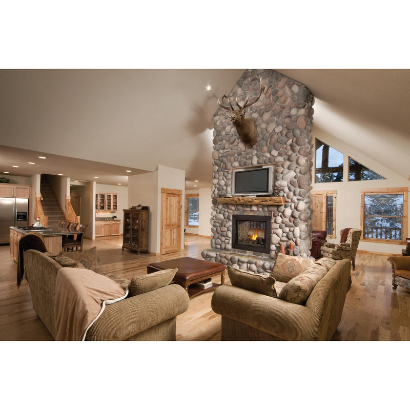 Napoleon Ascent™ Multi-View See Through Direct Vent Fireplace with Glass Embers, Natural Gas, Electronic Ignition BHD4STGN IMAGE 4